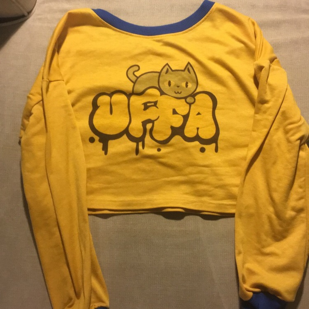 Long sleeve crop top